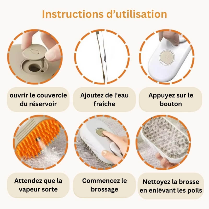 brosse a chat instructions dutilisation