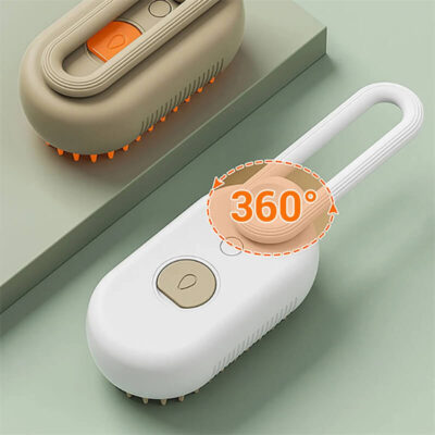 brosse à chat - poignée ergonomique à 360 degré