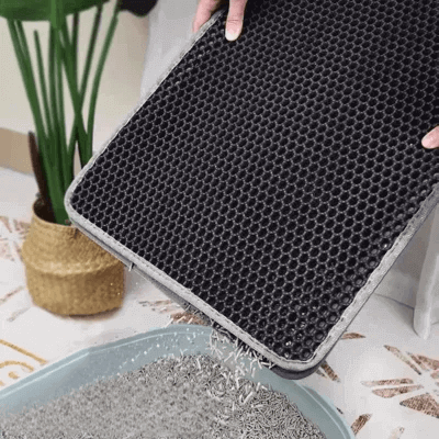 tapis chat litiere protege votre interieur