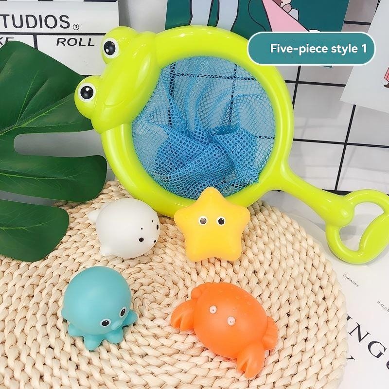 Filet Grenouille avec 4 Animaux Lumineux