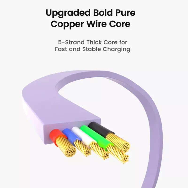 Câble usb type c fabriqué avec des matériaux résistants