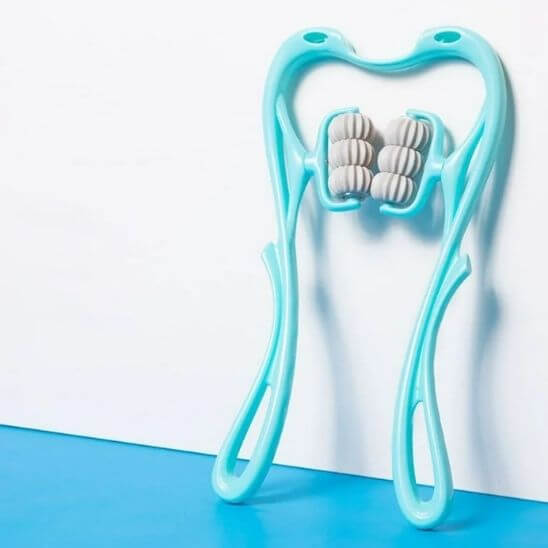 appareil massage couleur bleu