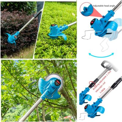 Désherbeur électrique sans fil - angle de tête réglable